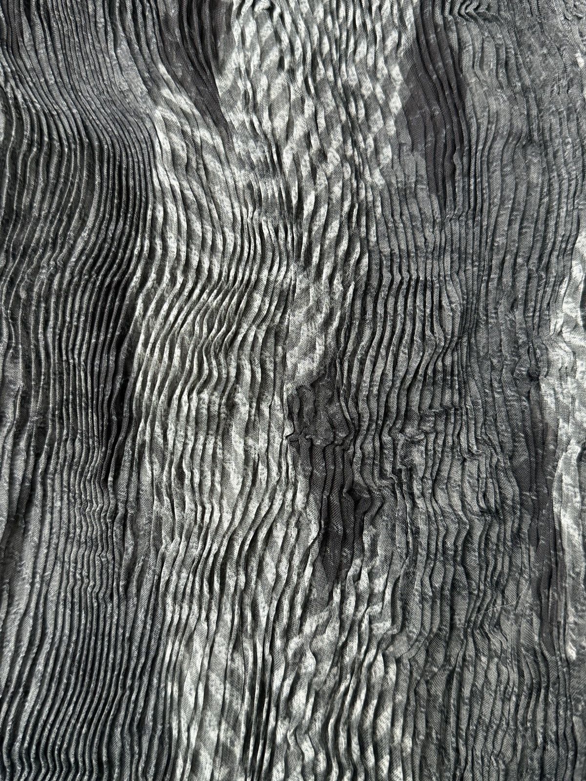 Issey Miyake Ink - Wash Wicker Pleated Top Size M / US 6-8 / IT 42-44 - 2 Thumbnail