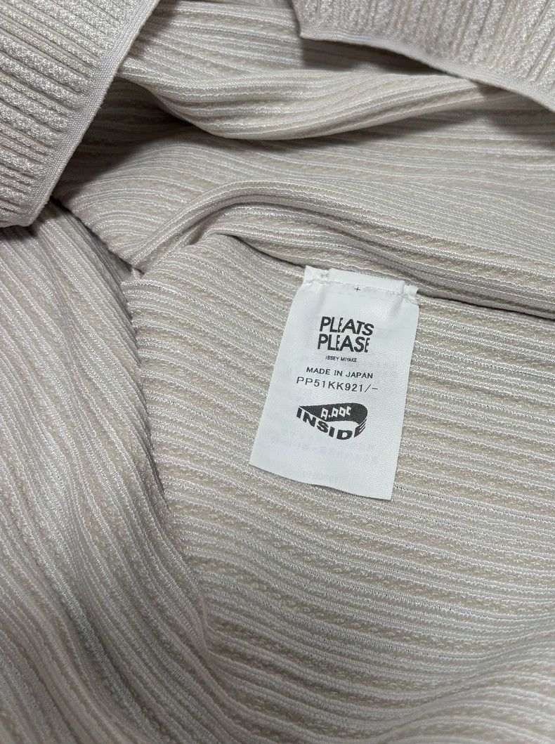 Issey Miyake Issey Miyake size:one size White pleated long-sleeved shir Size XS / US 0-2 / IT 36-38 - 6 Thumbnail