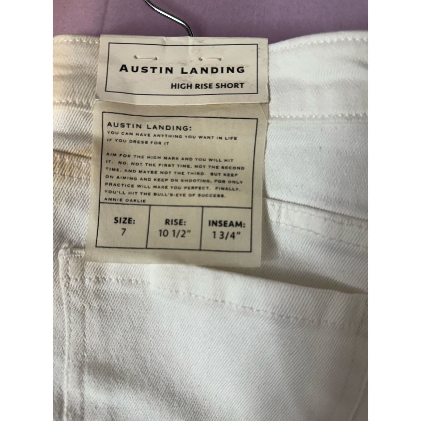 Other Austin landing white HIGH RISE SHORT Size 28" / US 6 / IT 42 - 2 Thumbnail