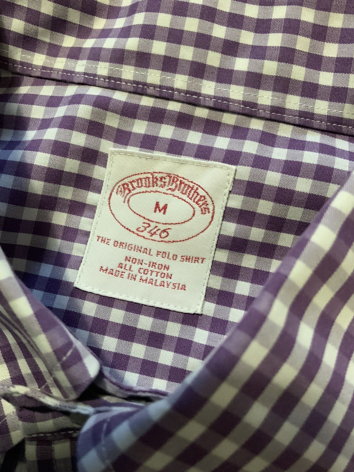 Brooks Brothers Brooks Brothers 346 Original Polo Plaid Button Dress Shirt Size US S / EU 44-46 / 1 - 5 Thumbnail
