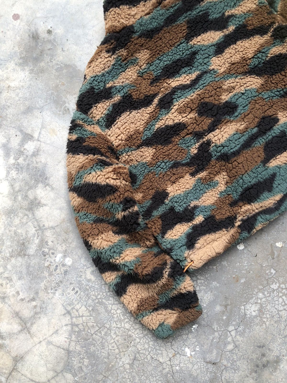 If Six Was Nine × Japanese Brand H&m Japanese Brand Camo Sherpa Fullzipper Jacket Size US M / EU 48-50 / 2 - 14 Thumbnail