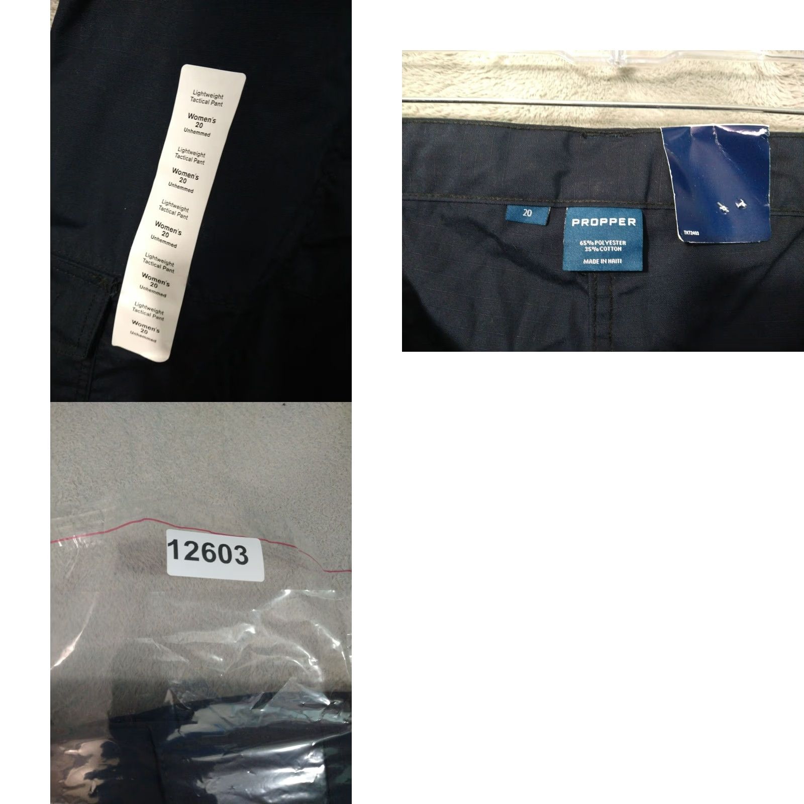 Propper Propper Womens 20 Blue Cargo Ripstop Straight Leg Lightweight Tactical Pants Size 42" / US 20 - 8 Thumbnail