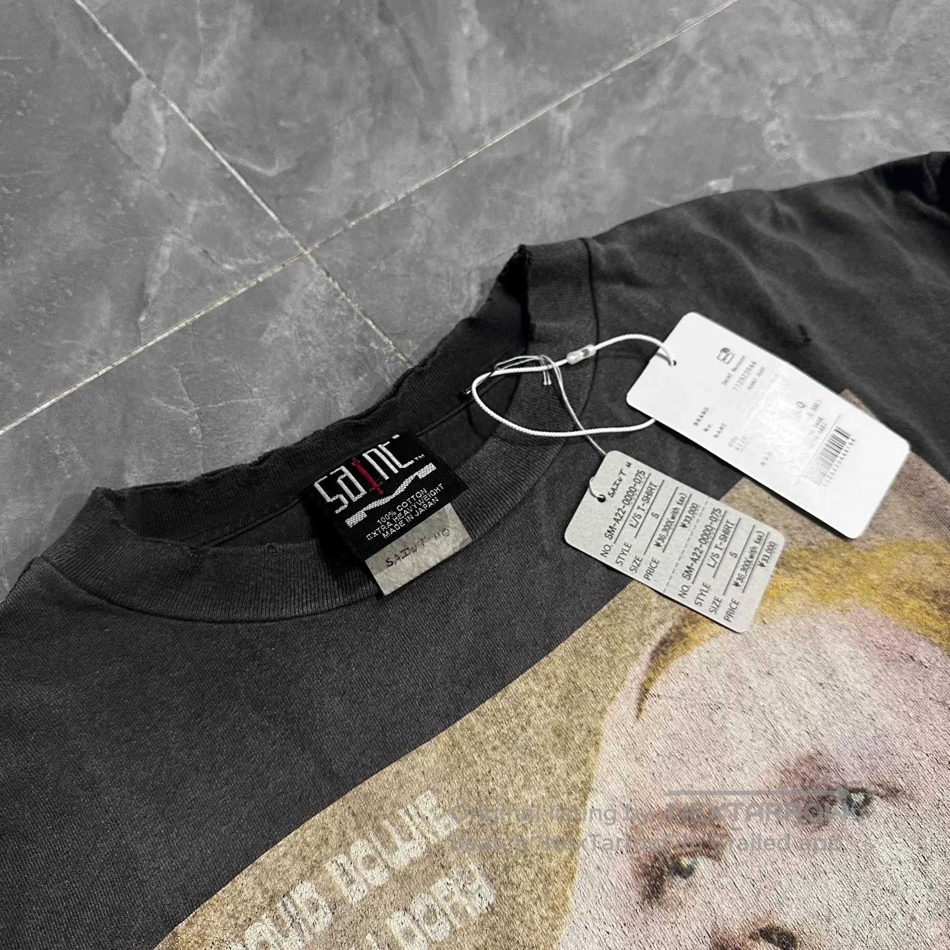 Saint Michael Saint Michael Washed Black Portrait Long. Size US S / EU 44-46 / 1 - 3 Thumbnail