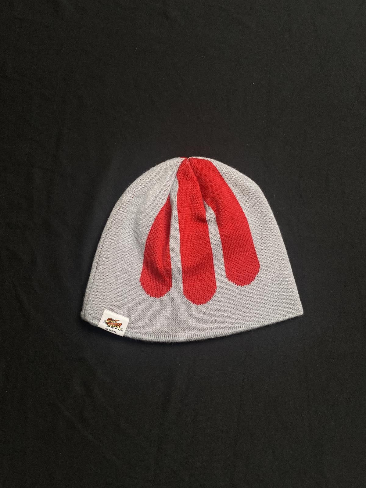 Japanese Brand Rare Street Fighter Graphic Skull White No Cuff Beanie Hats Size ONE SIZE - 1 Thumbnail