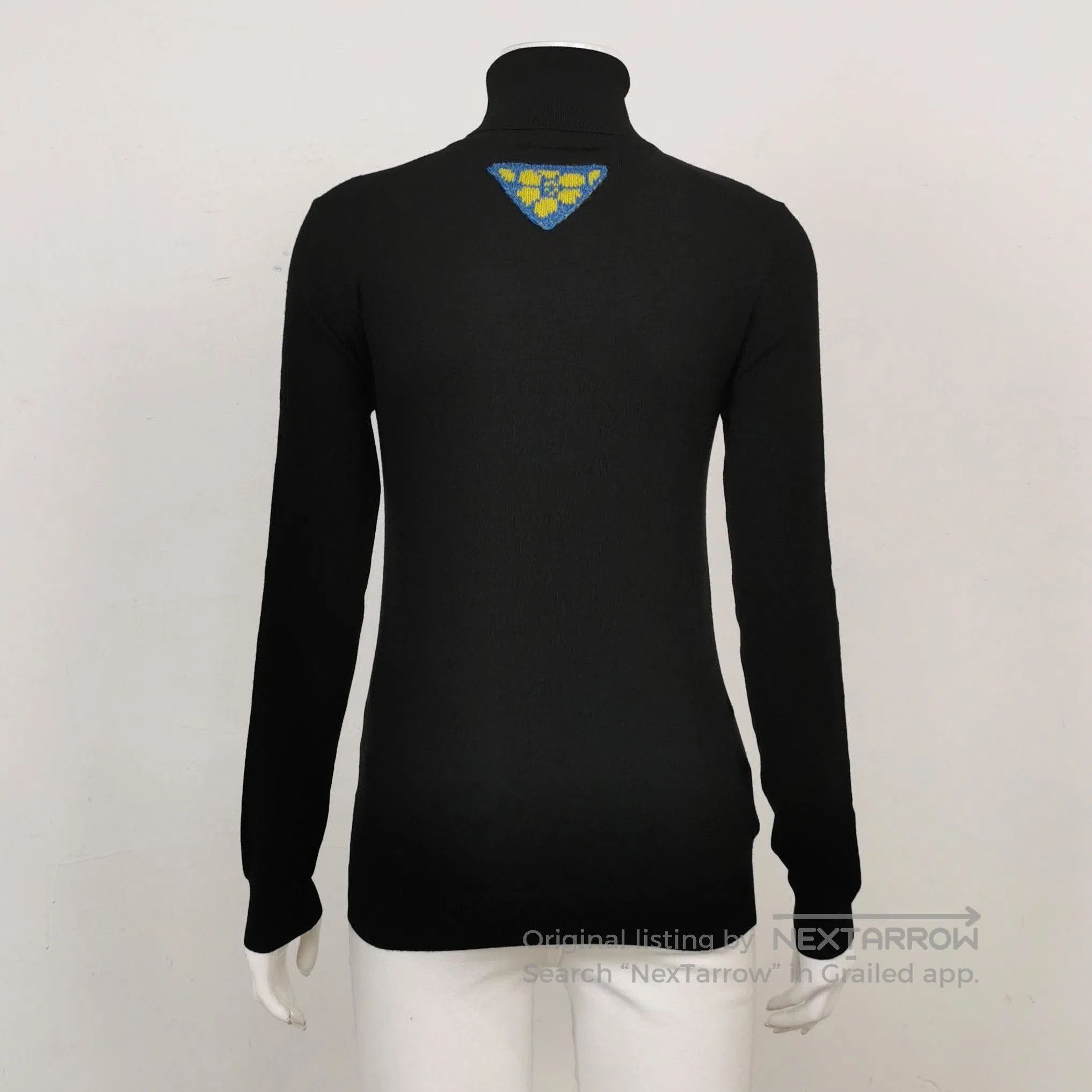 Prada Prada Wool Blend Logo Turtleneck Sweater . Size XXS / US 00 / IT 34 - 2 Thumbnail