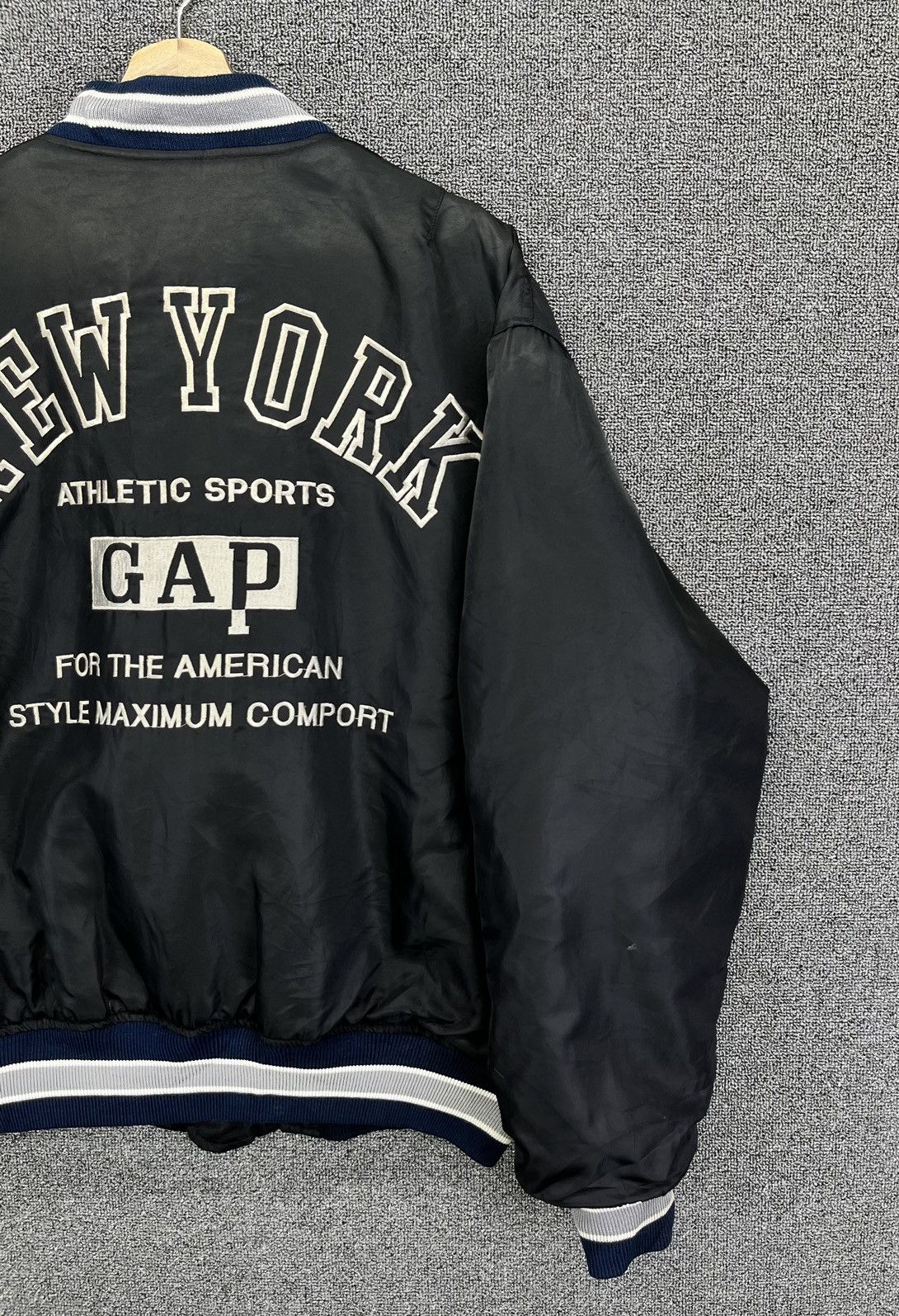 Gap Gap New York Rare Zip Up Varsity Jacket Size US L / EU 52-54 / 3 - 4 Thumbnail
