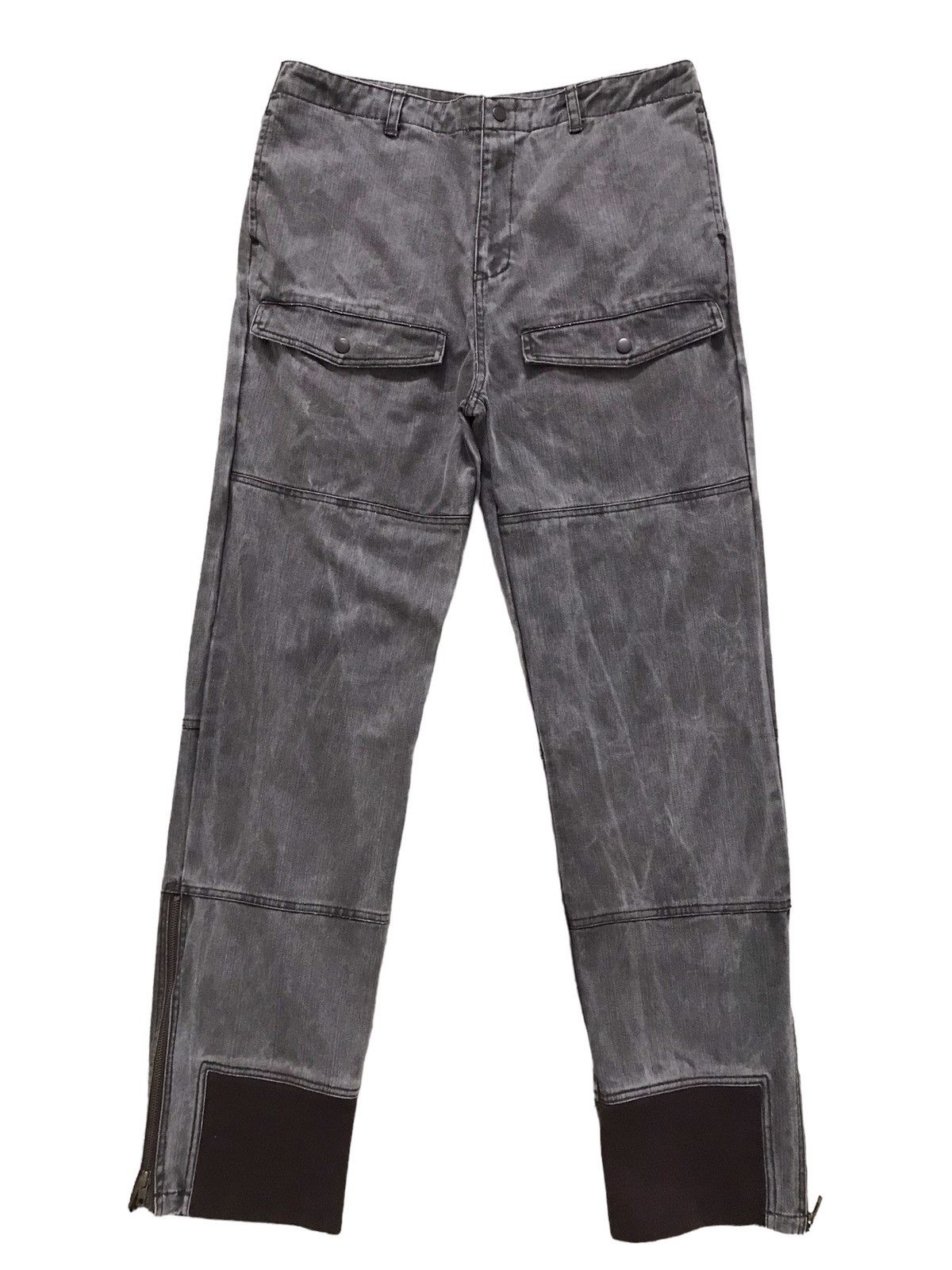 Japanese Brand MIC Mistic Inc Chic Japan Faded Creases Designed Denim Jeans Size US 34 / EU 50 - 1 Thumbnail