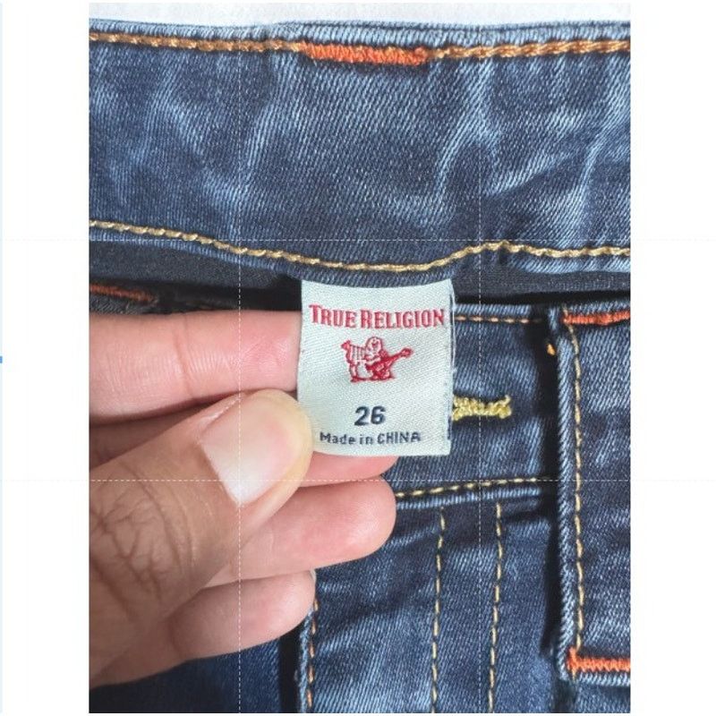 True Religion True Religion Halle MidRise Super Skinny Jeans Women Size 26 Size 26" / US 2 / IT 38 - 3 Thumbnail
