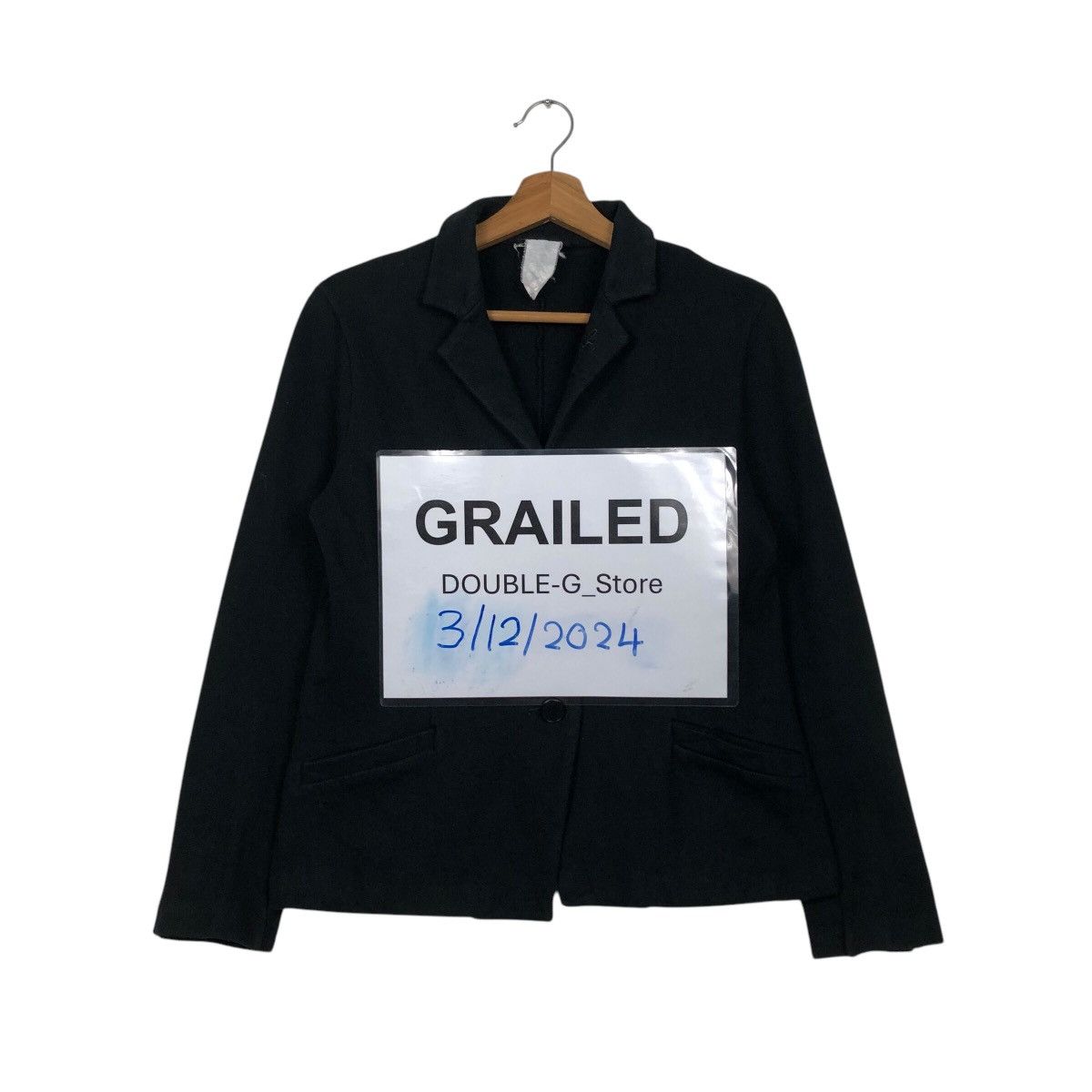 agnes b. 📌Vintage Cropped Button Jacket Agnes B. Paris Made in Japan Size US M / EU 48-50 / 2 - 1 Thumbnail