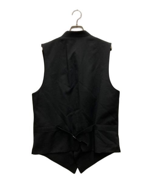 Yohji Yamamoto Yohji Yamamoto pour homme Wool gabardine stand collar vest Size US XL / EU 56 / 4 - 2 Thumbnail