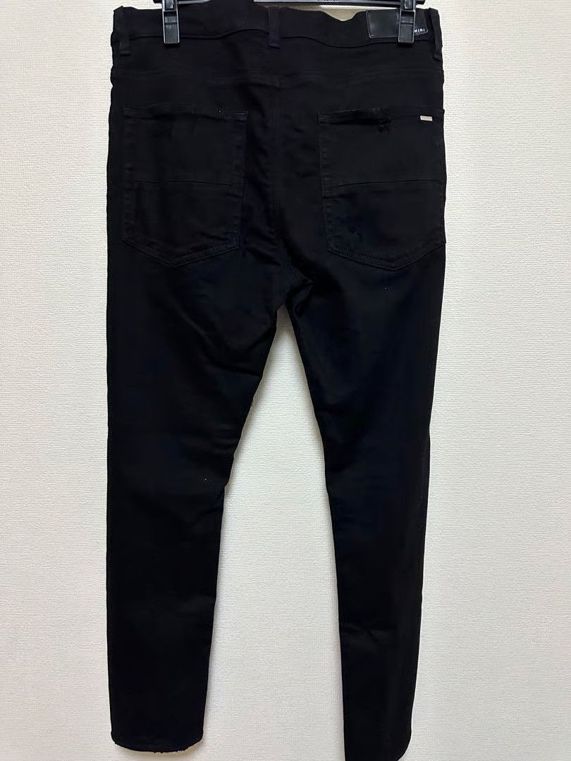 Amiri o1orln1125 Distressed Denim Pants in Black Size US 36 / EU 52 - 6 Thumbnail