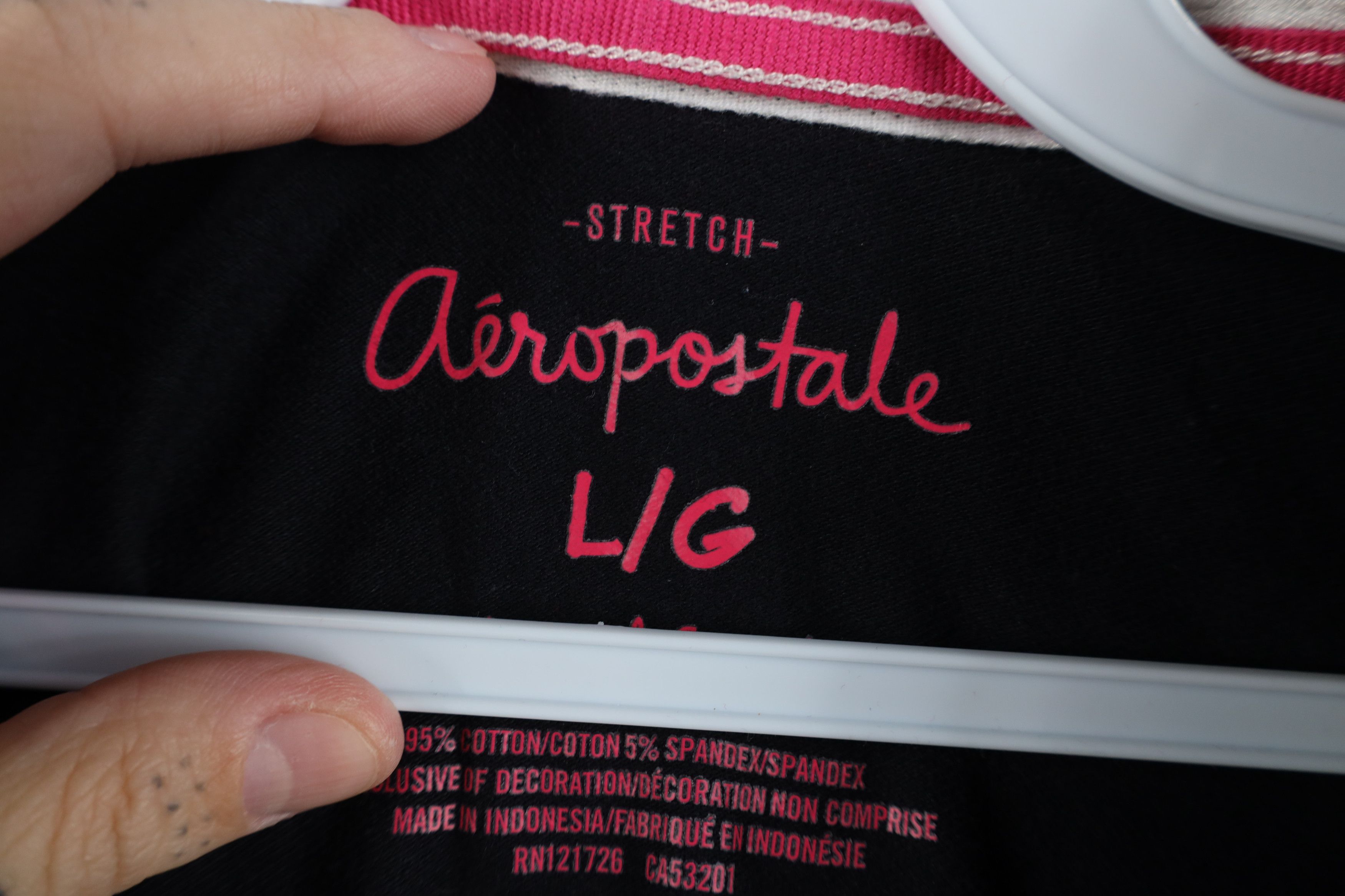 Aeropostale Vintage Y2K Aeropostale Bella Collared Polo Shirt Black Size L / US 10 / IT 46 - 10 Thumbnail