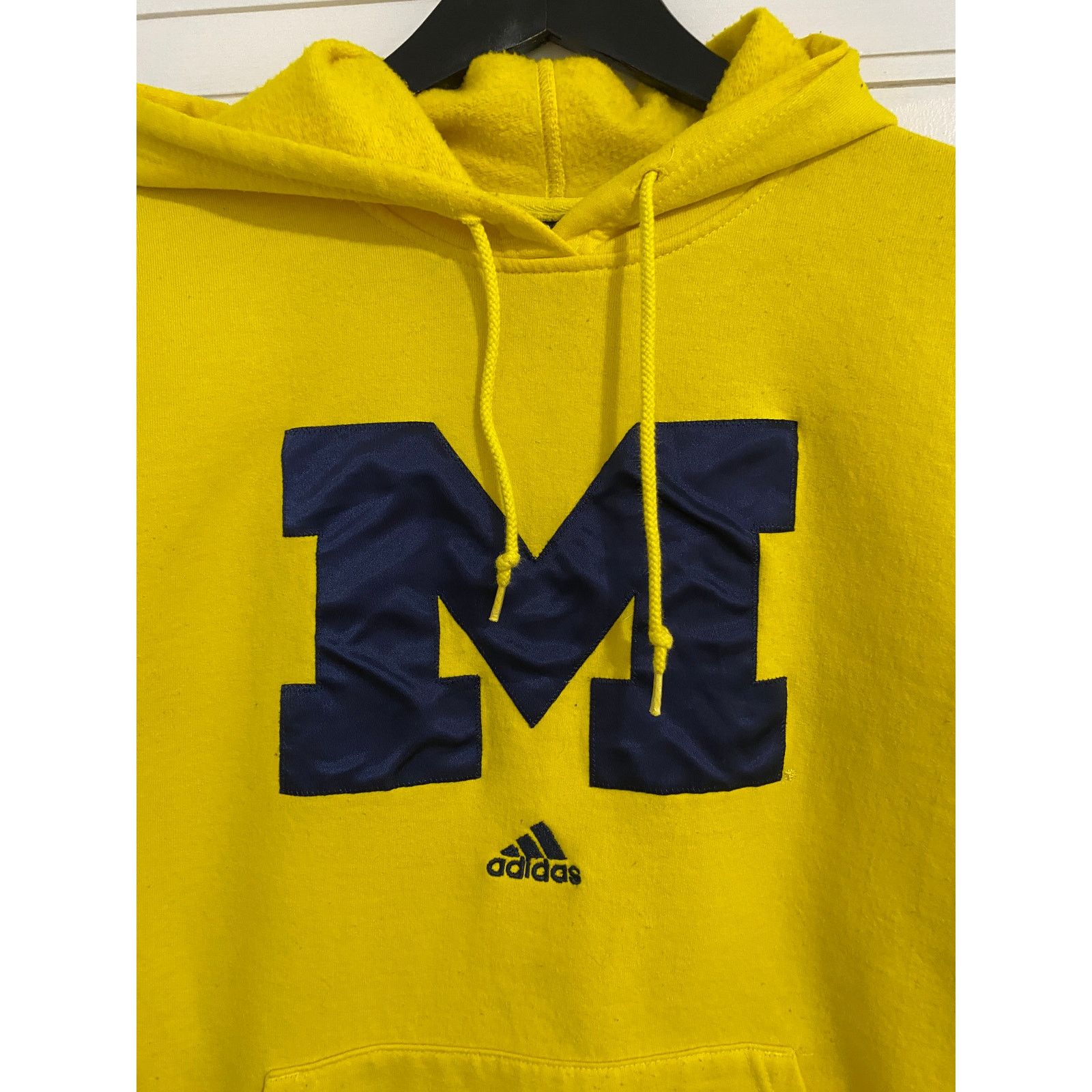 Adidas Michigan Wolverines Adidas Hoodie Sweatshirt Size M Size US M / EU 48-50 / 2 - 2 Thumbnail