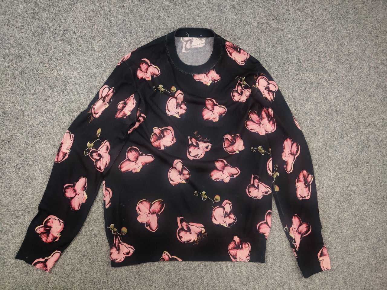 Paul Smith Paul Smith Orchid Logo Cotton Jumper Crew Neck Sweatshirt Size US S / EU 44-46 / 1 - 10 Thumbnail