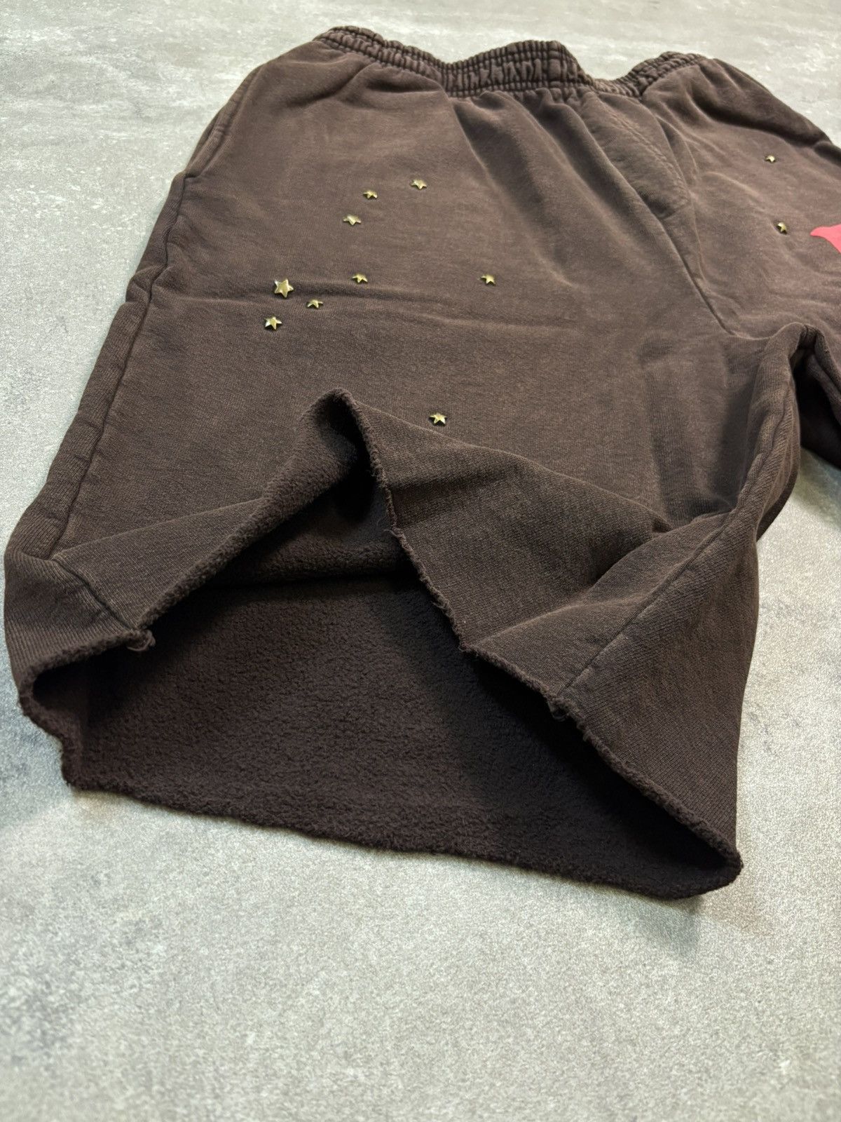 Sp5der × Travis Scott CJ x Sp5der DBR Shorts, Brown Size US 38 / EU 54 - 5 Thumbnail