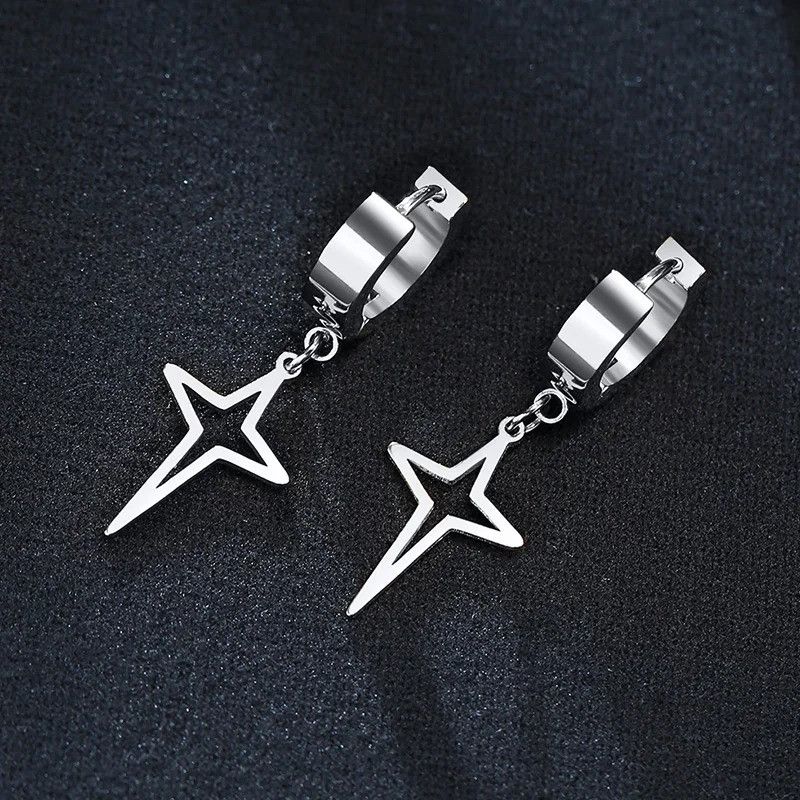 Japanese Brand × Vintage 1Pair Star Earrings Size ONE SIZE - 1 Thumbnail