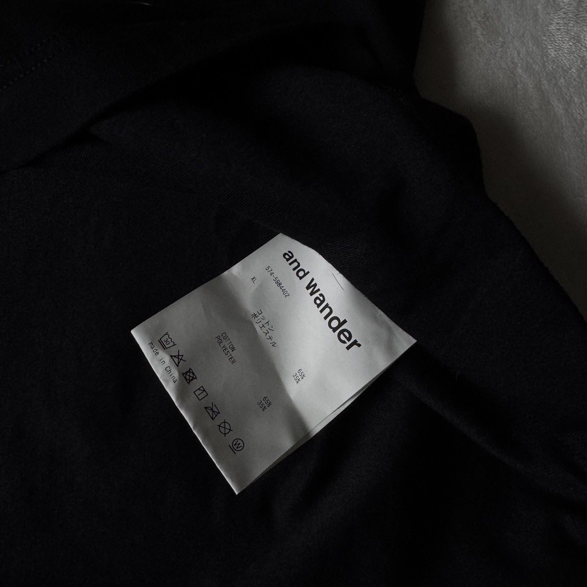 And Wander And Wander Black Shirt Size US XL / EU 56 / 4 - 5 Thumbnail