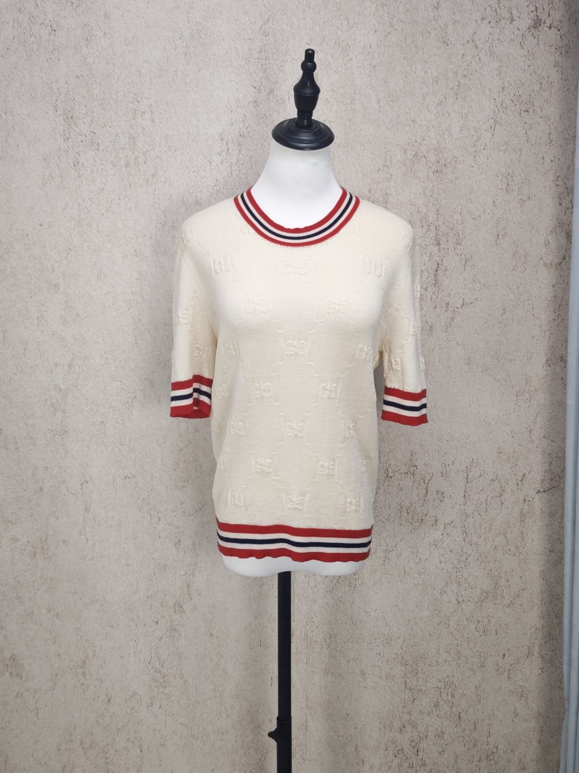 Gucci Gucci GG Logo Knit Sweater Size S Size S / US 4 / IT 40 - 1 Thumbnail