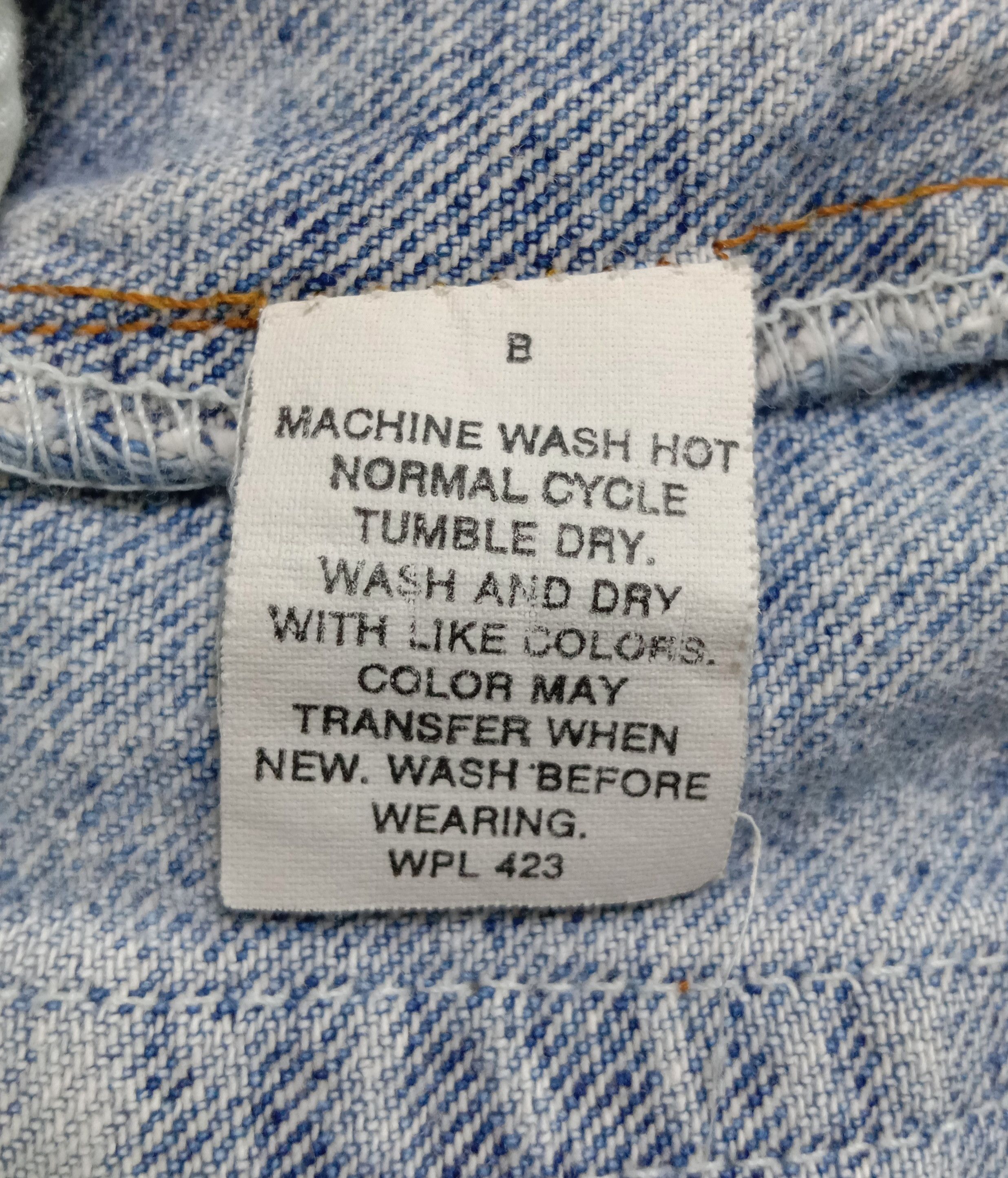 Levi's Vintage 90s Levi's 505 Jeans Faded Blue Distressed Denim Size US 36 / EU 52 - 13 Thumbnail