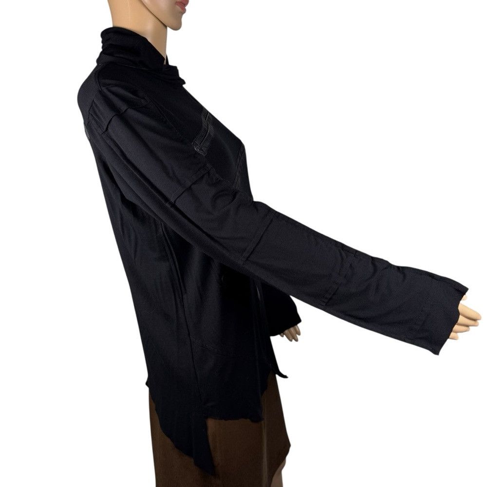 Other Mardana NYC Black High Neck Zip Details Tunic Size S Size S / US 4 / IT 40 - 3 Thumbnail