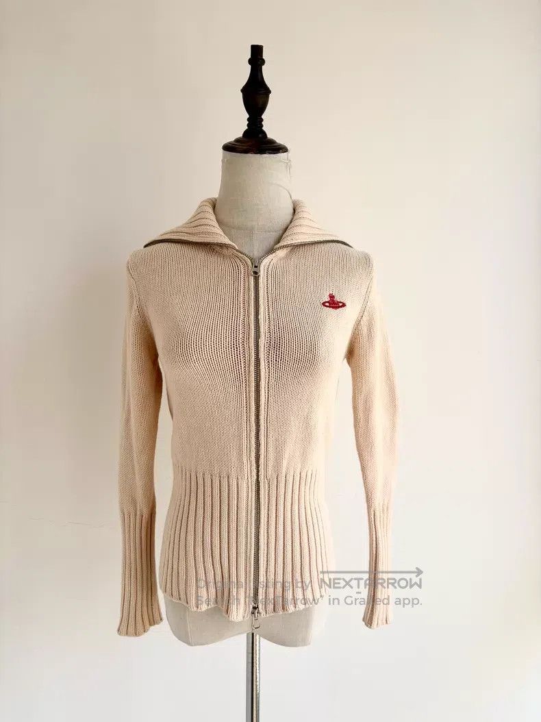 Vivienne Westwood Vivienne Westwood Saturn White Knit Cardigan Jacket Size M / US 6-8 / IT 42-44 - 1 Thumbnail