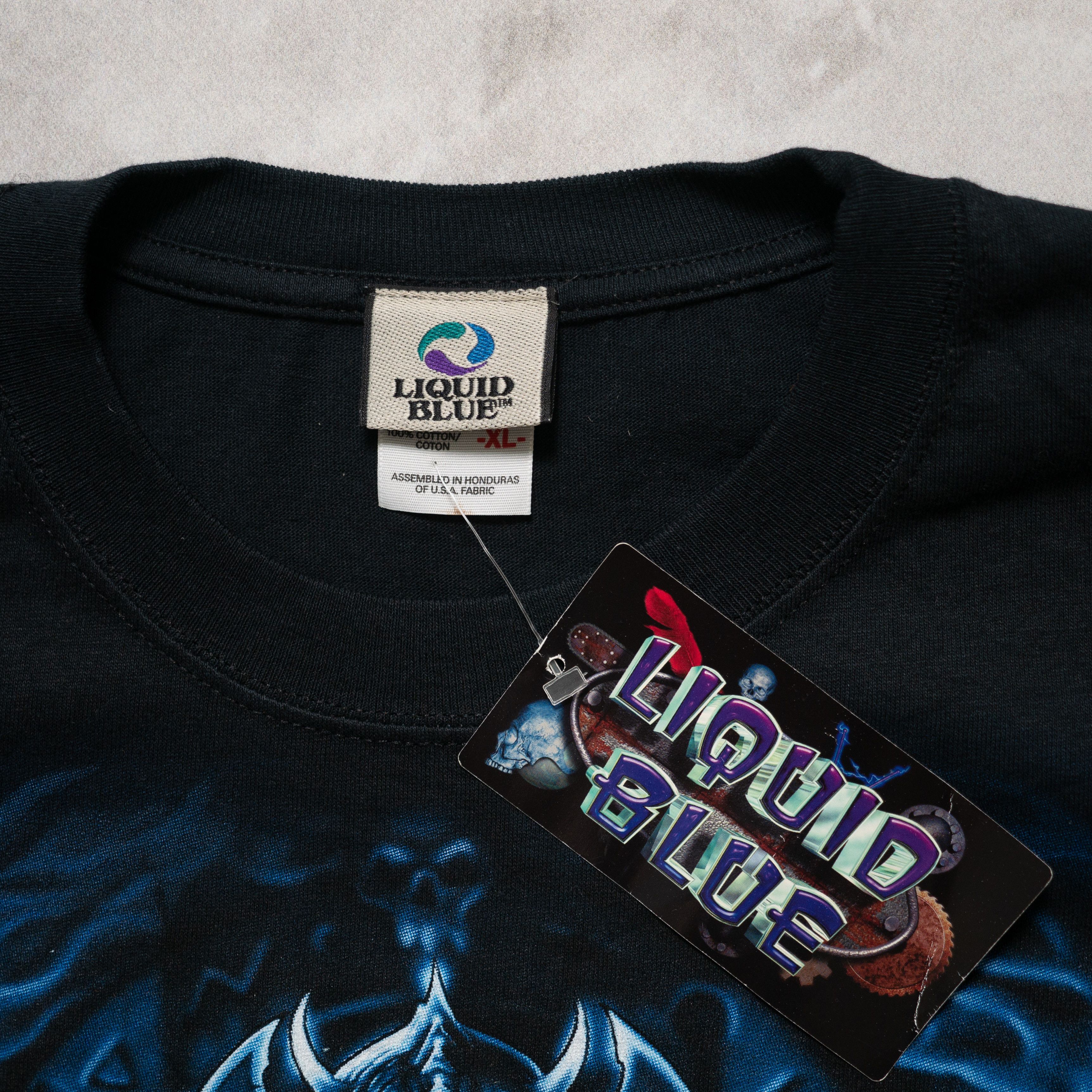 Liquid Blue × Vintage Vintage Liquid Blue Skeleton Knight Deadstock T-shirt XL Size US XL / EU 56 / 4 - 7 Thumbnail