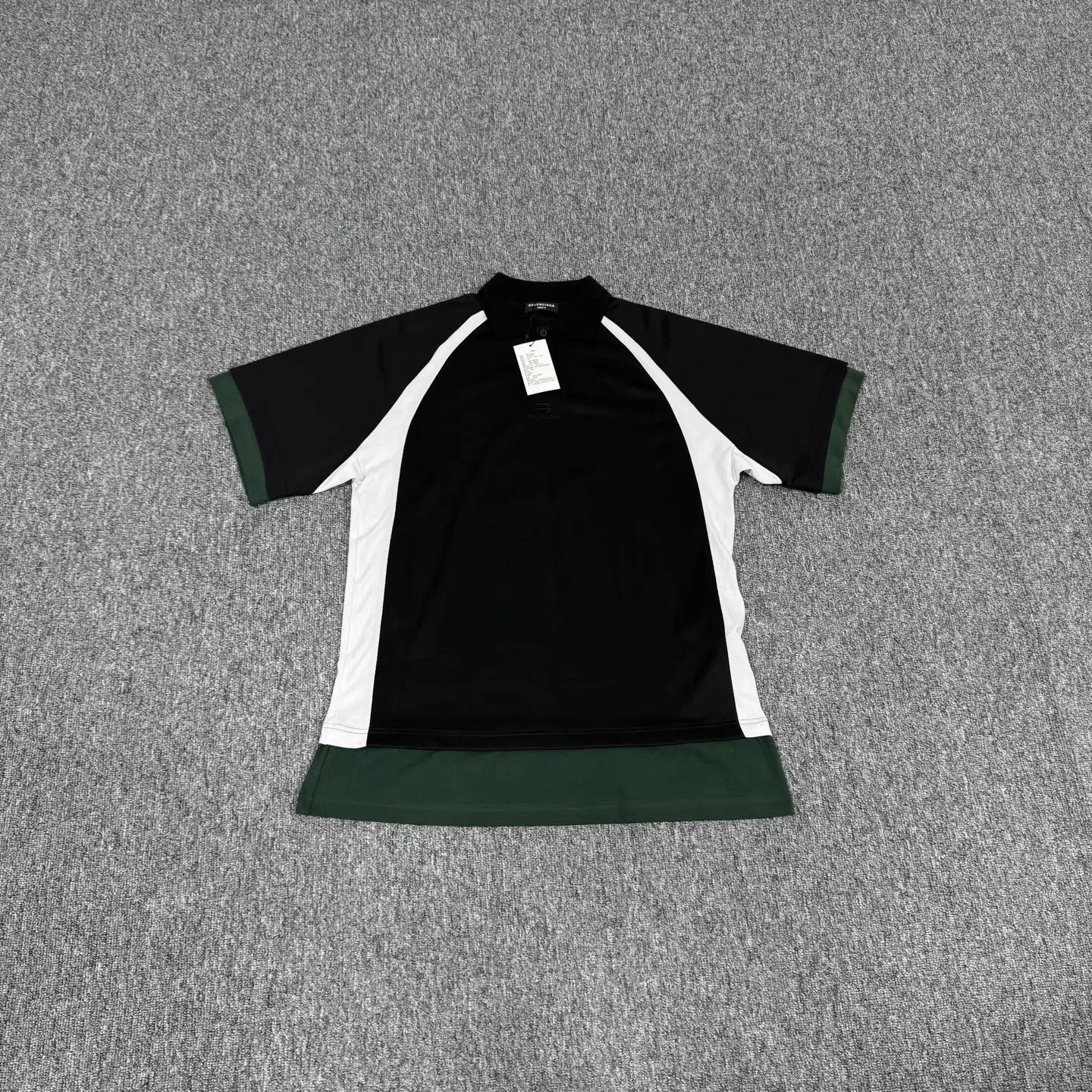 Balenciaga Balenciaga Colorblock Double Hook Embro Polo XXS Size US XXS / EU 40 - 1 Thumbnail