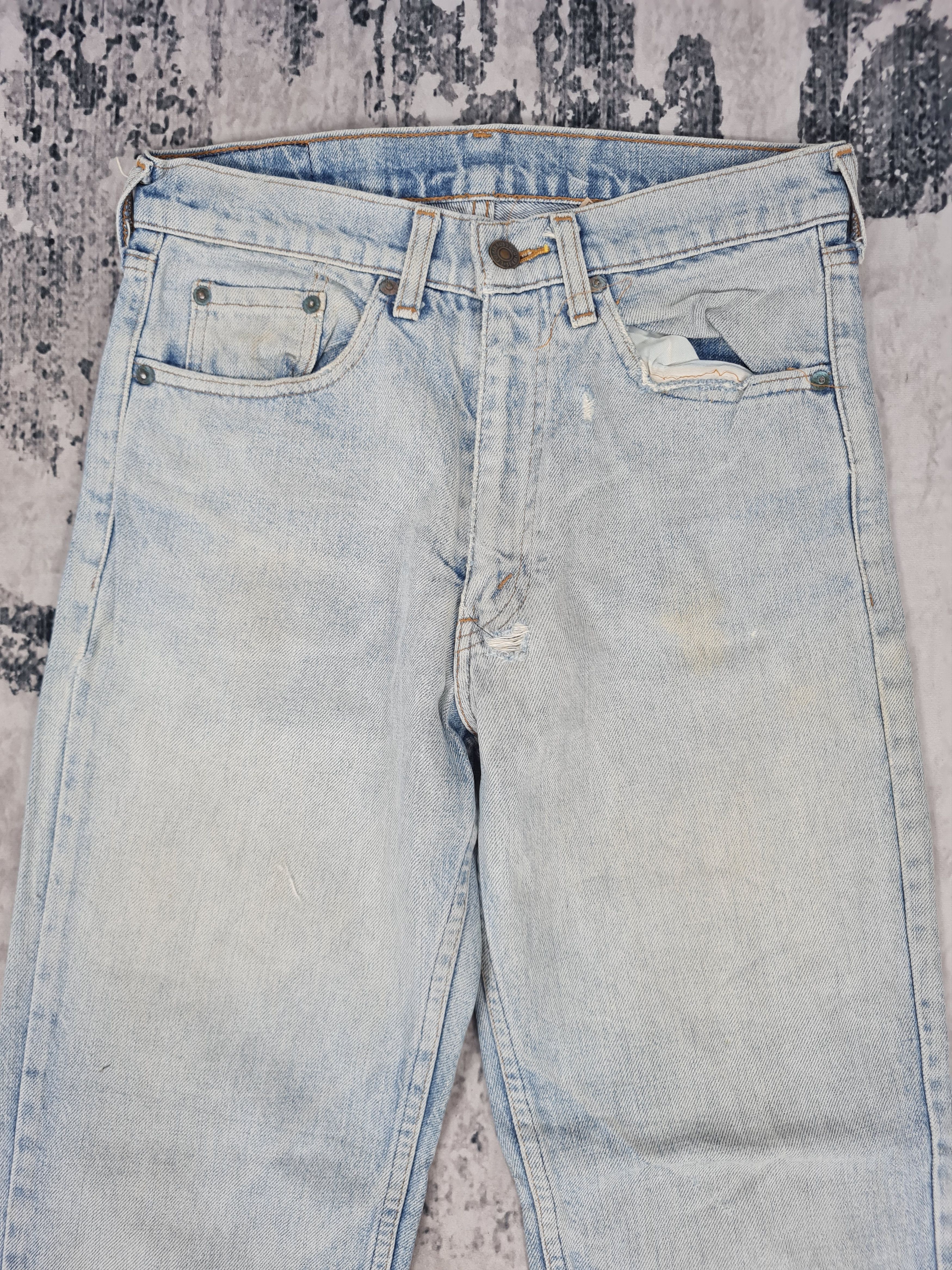 Levi's Vintage Clothing Vtg LEVIS 603 Slim Cut Light Blue Jeans L0368 Size 29X28 Size US 33 - 4 Thumbnail
