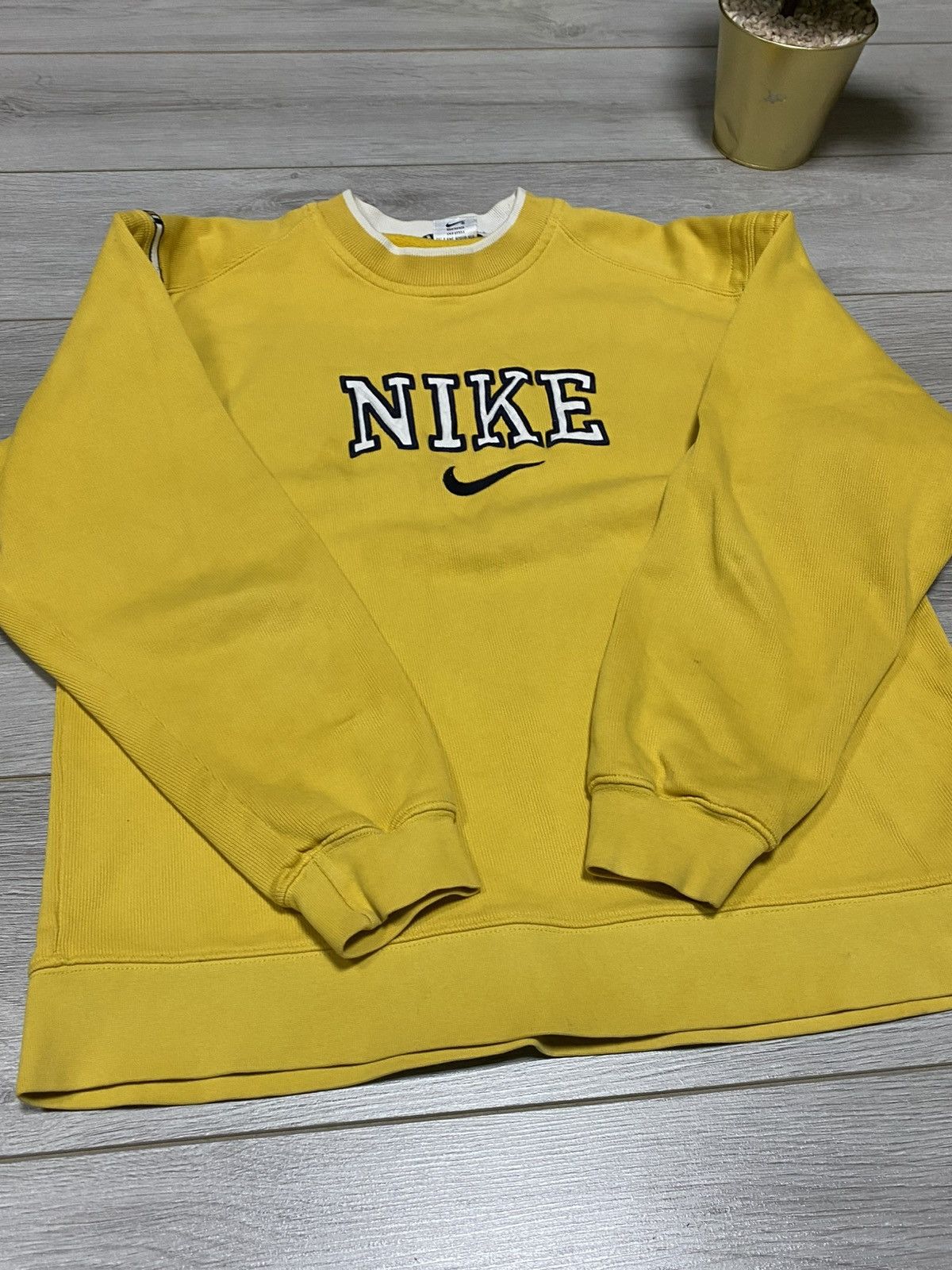 Nike Nike vintage spell out big swoosh sweatshirt Size US M / EU 48-50 / 2 - 8 Thumbnail