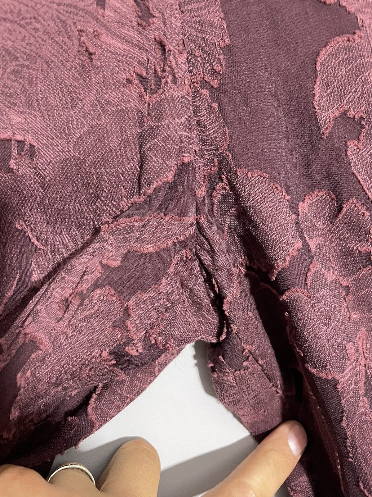 DOROTHEE SCHUMACHER × Designer Dorothee Schumacher Avant Garde Floral Pants size 4 Size 27" / US 4 / IT 40 - 10 Thumbnail