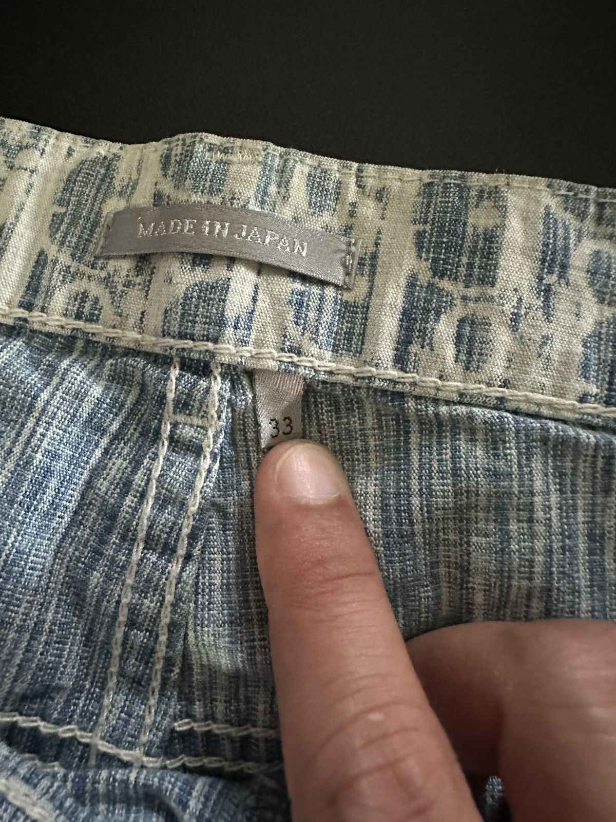 Dior Dior Oblique Monogram Jeans Size US 33 - 4 Thumbnail