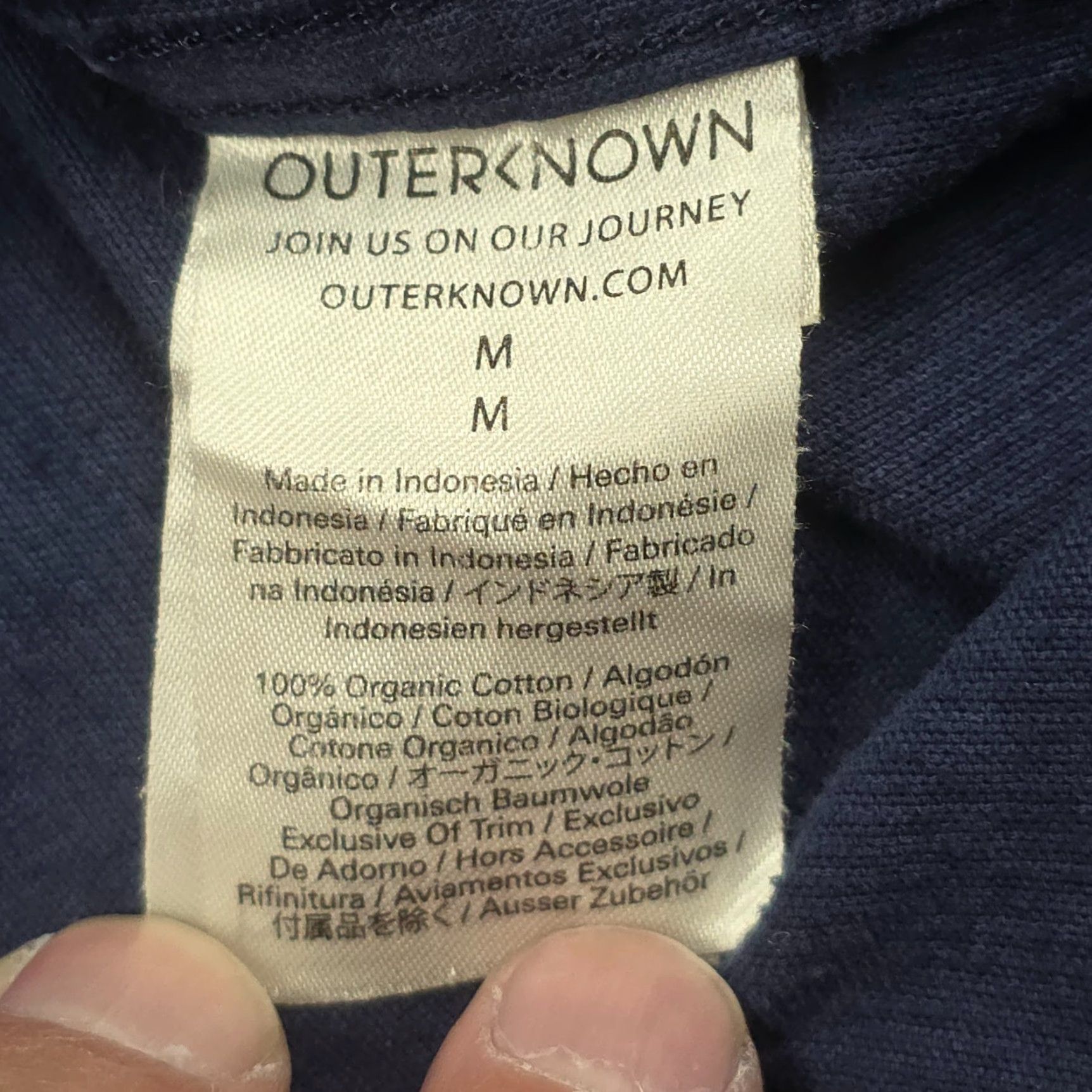 Outerknown Outerknown Shirt Mens Medium Blue Corduroy Button Up Organic Cotton Pockets Shirt Size US M / EU 48-50 / 2 - 5 Thumbnail