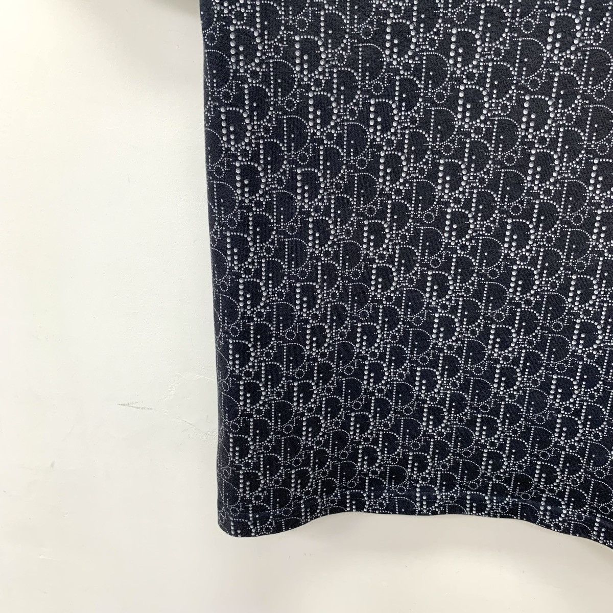 Dior Black Patterned Short Sleeve T-Shirt XS Size US XS / EU 42 / 0 - 4 Thumbnail