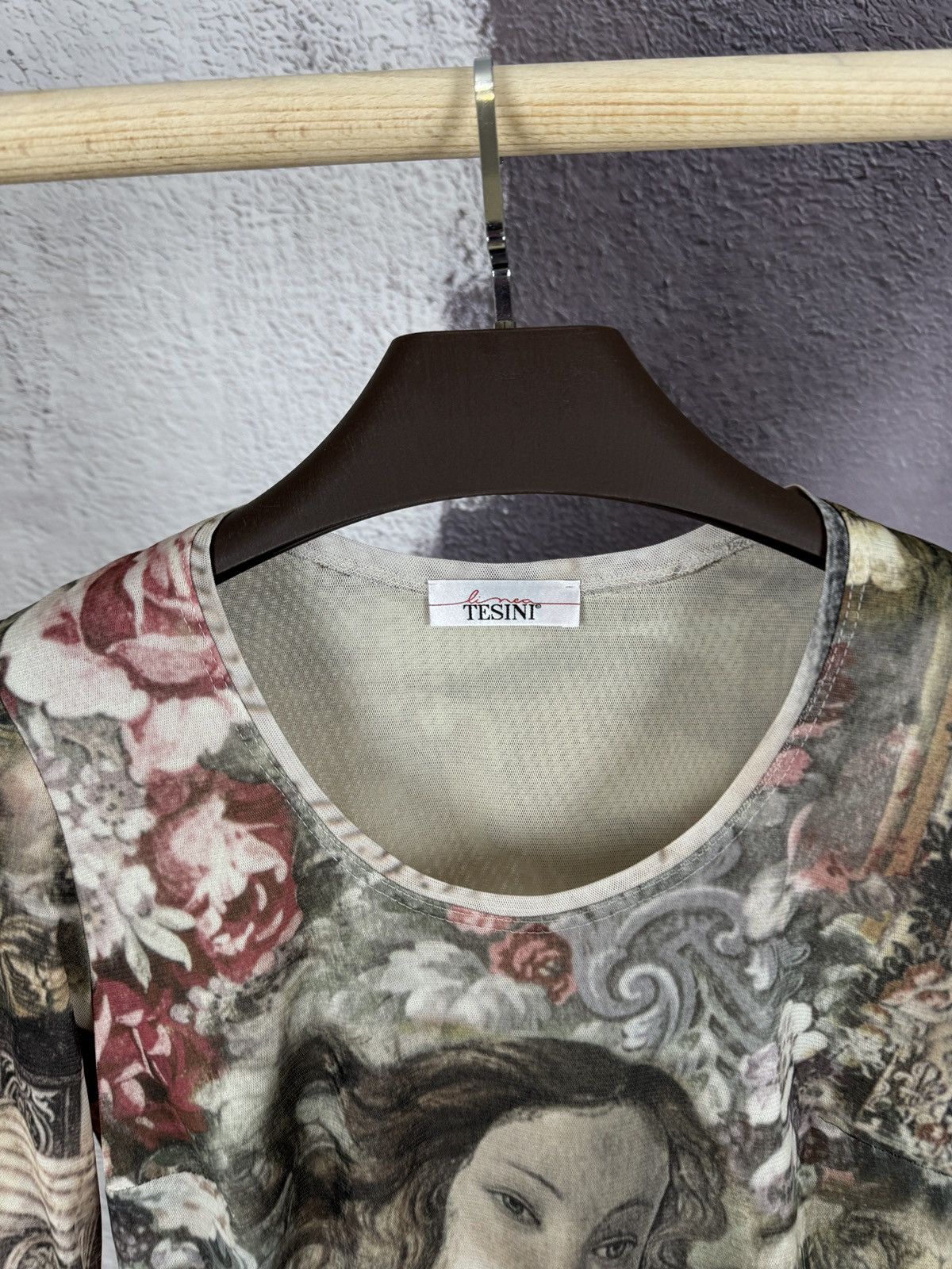 Linea Linea Tesini Renaissance Long Sleeve Mesh Tee Gaultier style Size M / US 6-8 / IT 42-44 - 8 Thumbnail