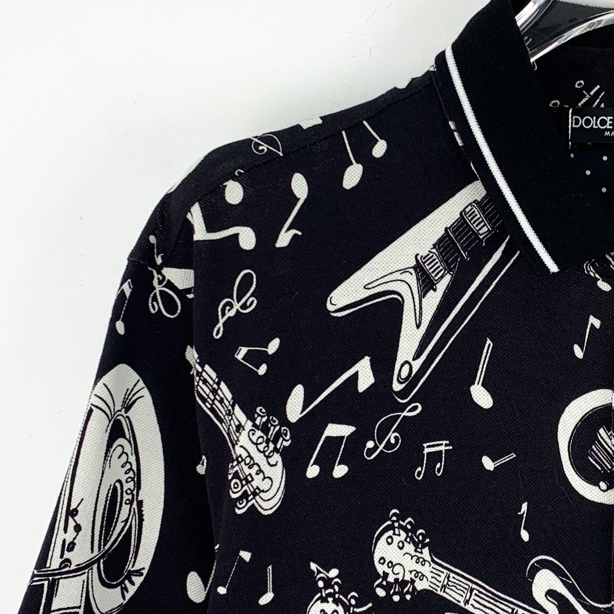 Dolce & Gabbana Dolce & Gabbana Musical Note Instrument Print Shirt K26WX Size US M / EU 48-50 / 2 - 3 Thumbnail