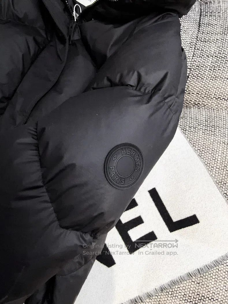 Hermes Hermes Black Collar Goose Down Jacket Size XXS / US 00 / IT 34 - 3 Thumbnail