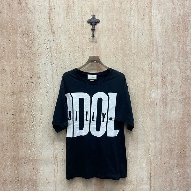 Gucci Gucci Size XXXS Black Billy Idol letter print long short s Size US XXS / EU 40 - 1 Thumbnail