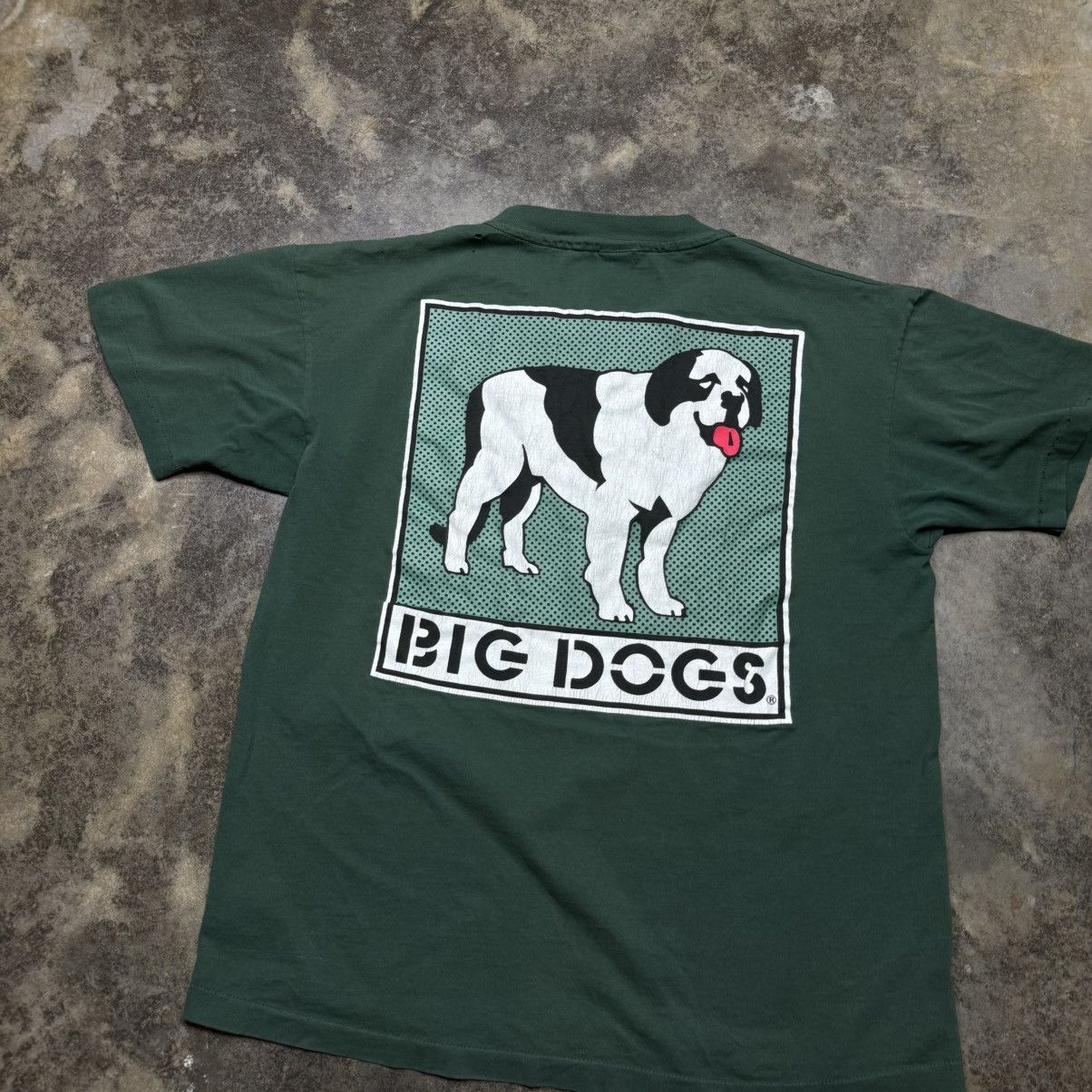 Vintage vintage big dogs faded thrashed baggy dog tshirt Size US XL / EU 56 / 4 - 3 Thumbnail