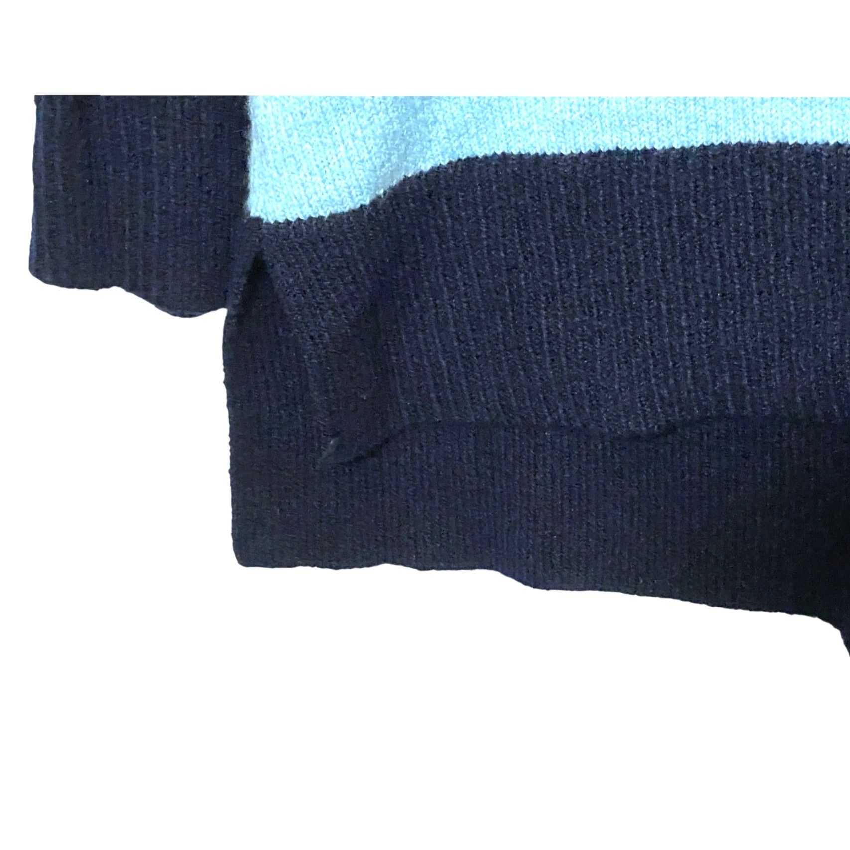 Loft LOFT Blue Striped Mock Neck Sweater S Women's Pullover Casual Nautical Preppy Sailor NWT Size S / US 4 / IT 40 - 4 Thumbnail