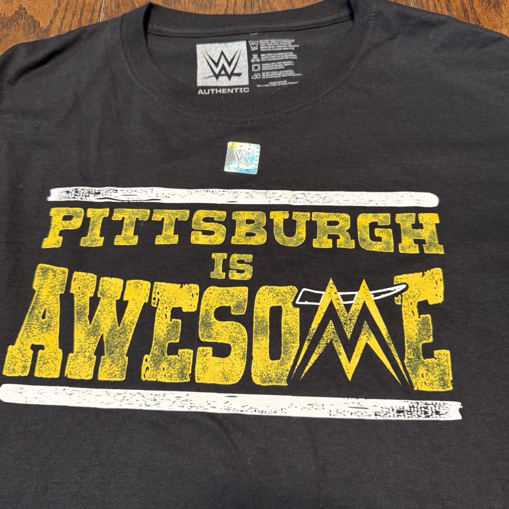 Vintage WWE Miz Pittsburgh Is Awesome Shirt Size Large Black WWF New Size US S / EU 44-46 / 1 - 2 Thumbnail