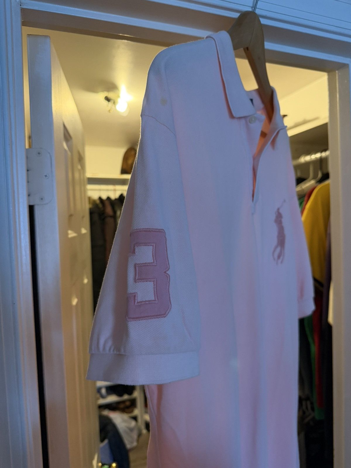 Polo Ralph Lauren Pink Ralph Lauren Big Pony Polo Size US XL / EU 56 / 4 - 2 Thumbnail