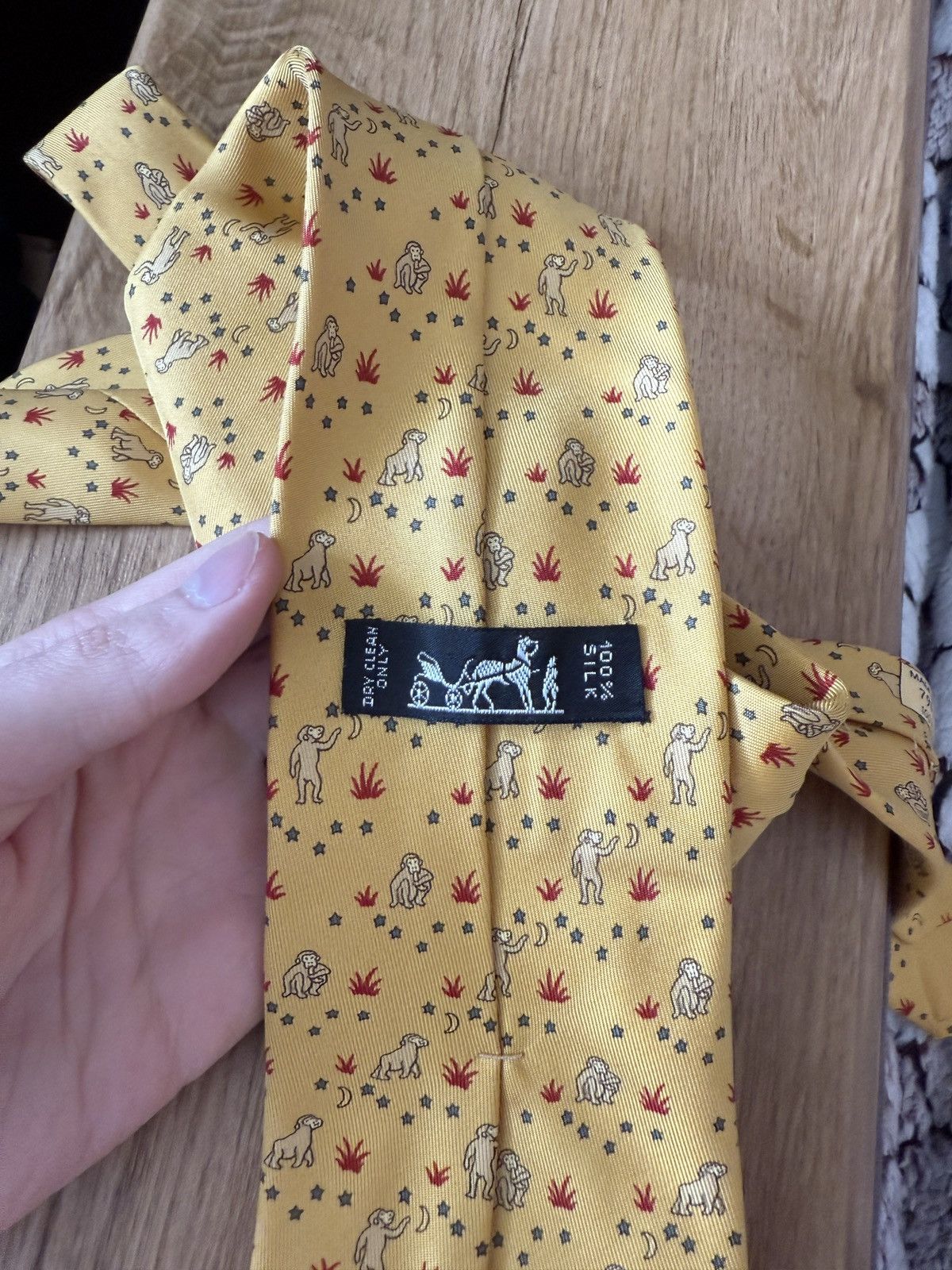 Hermes Vintage Hermes Tie Size ONE SIZE - 10 Thumbnail
