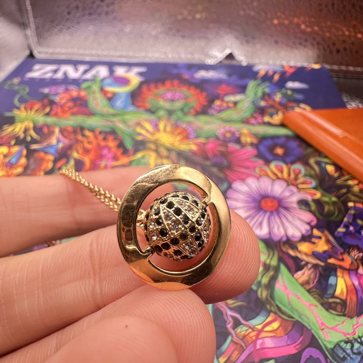 Vivienne Westwood Vivienne Westwood RARE Gold Black Cristals 3D orb Size ONE SIZE - 2 Thumbnail