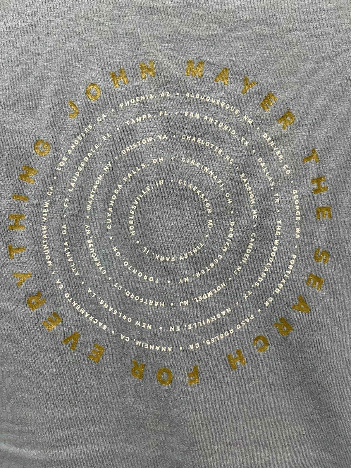 Band Tees John Mayer (light blue) T-Shirt Sz. S Size US S / EU 44-46 / 1 - 4 Thumbnail