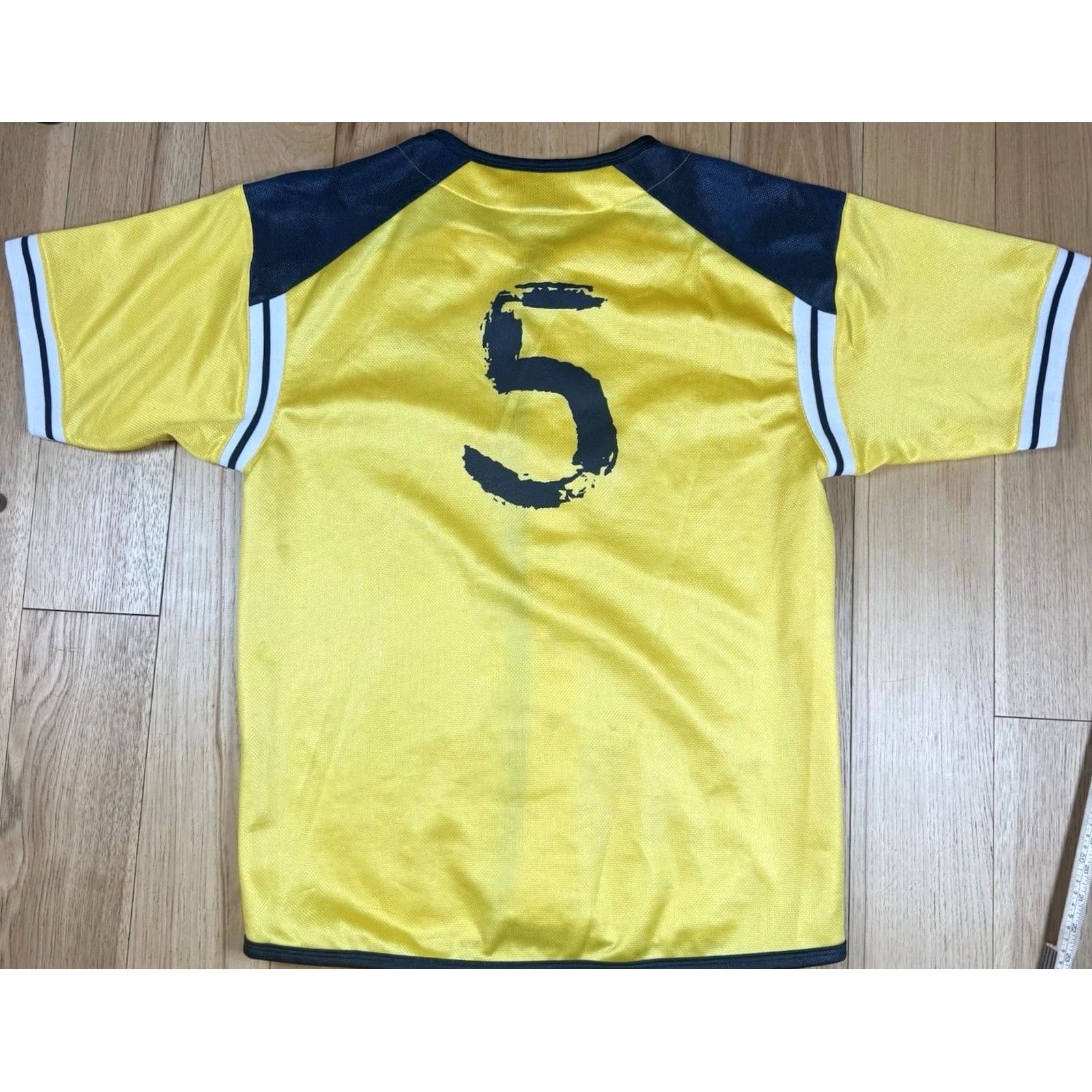 Fubu VINTAGE FUBU Baseball Jersey Shirt Mens XL Yellow Blue Button Sports 05 Y2K Size US XL / EU 56 / 4 - 5 Thumbnail