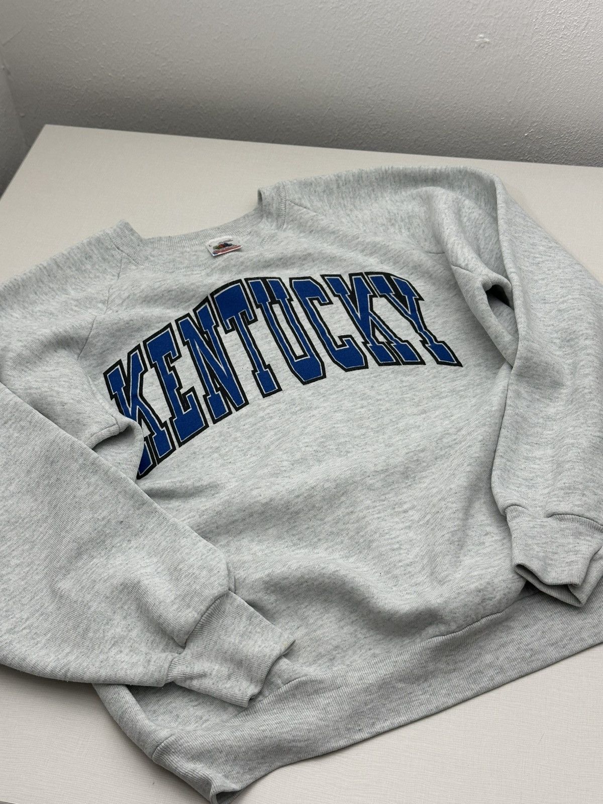 Fruit Of The Loom Vintage 90s Kentucky Wildcats Collegiate Crewneck USA Made L Size L / US 10 / IT 46 - 2 Thumbnail