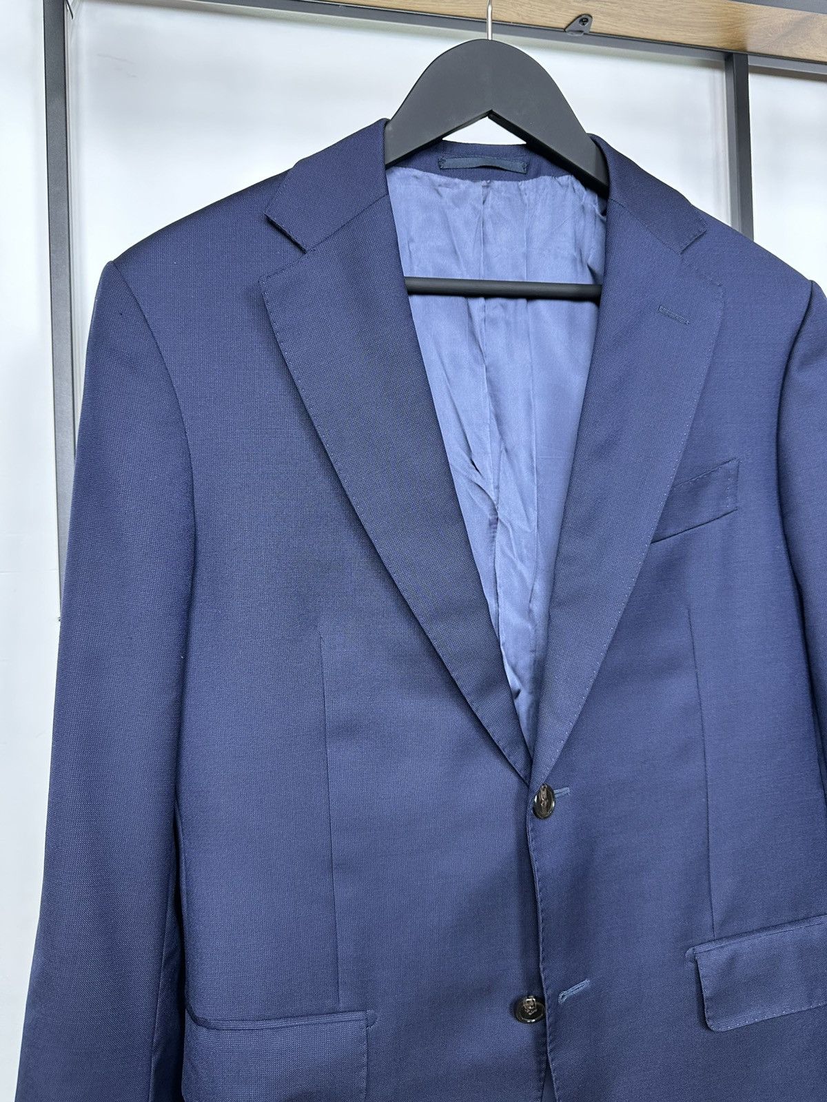 Suitsupply Suitsupply Napoli Navy Blue Blazer 48 size Jacket Men’s Size 48R - 2 Thumbnail