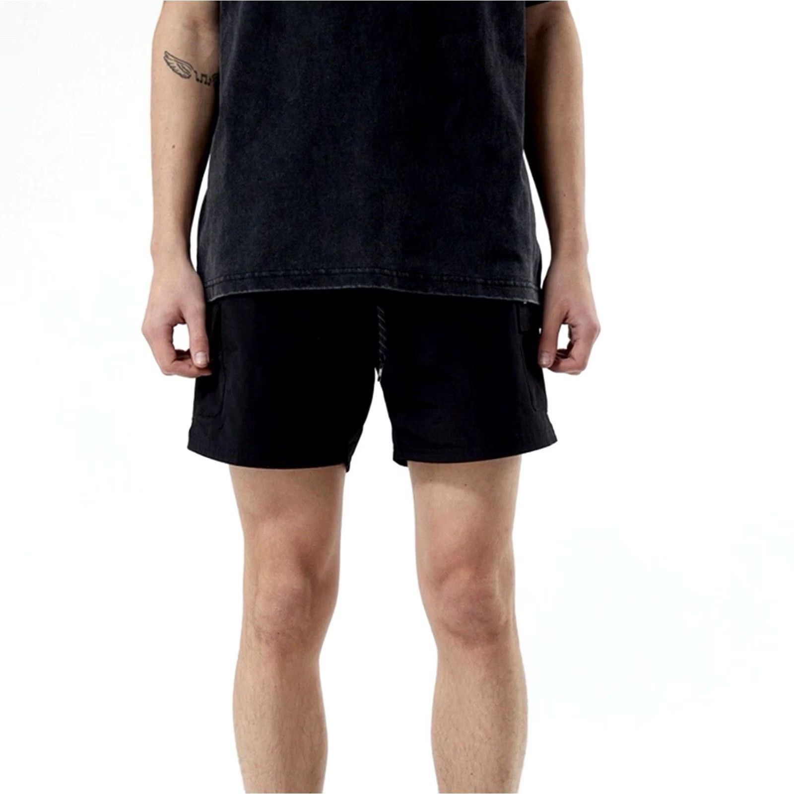 Vans Vans Nylon Cargo Shorts Mens Size Small Black Board Short #077-001 Size US 29 - 2 Thumbnail