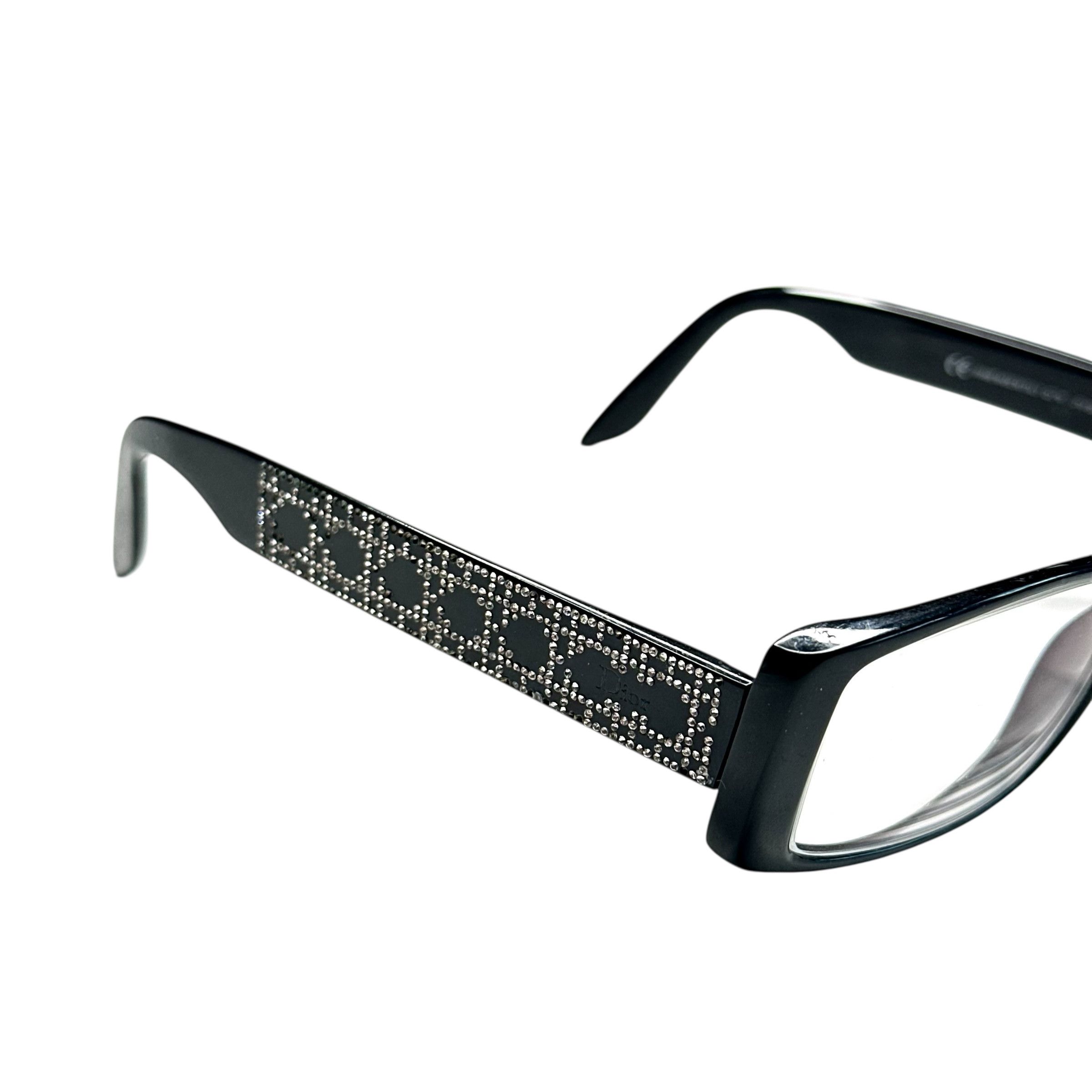 Dior CD Dior Swarovski Quilted Glasses Size ONE SIZE - 3 Thumbnail