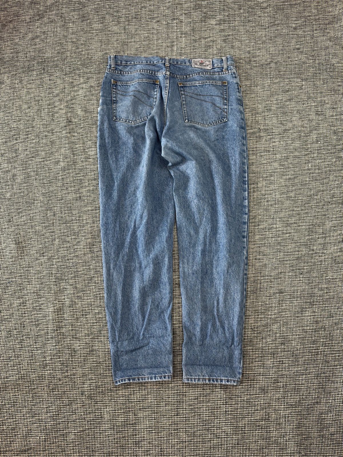 Puma 90s puma balloon fit vintage ligh blue washed jeans Size US 36 / EU 52 - 2 Thumbnail